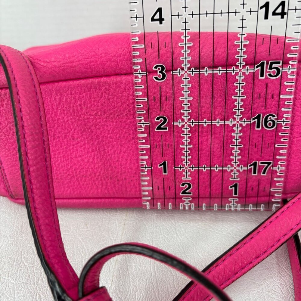 Kate Spade Mindy Crossbody Bag Pink Pebbled Leather Handbag Adjustable Strap - Picture 15 of 16